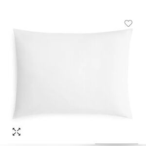 Yves Delorme Down and Feather Pillow, Standard Size, Medium Fill